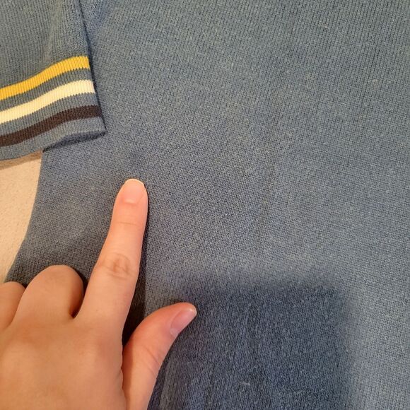 Stefanel Square Neck Striped vintage Women Sweater Size Small - Picture 3 of 7